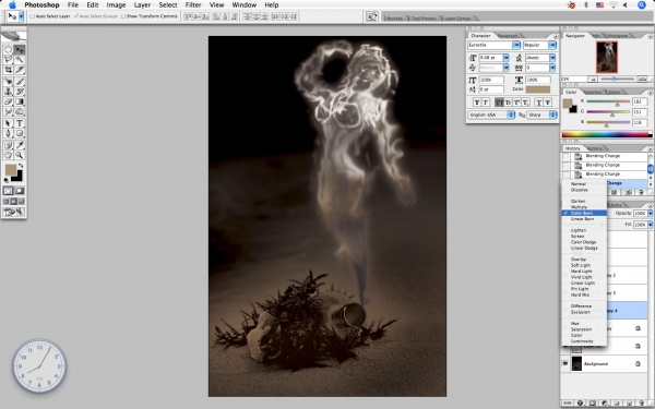 Creation of Smoky Women: Step 28